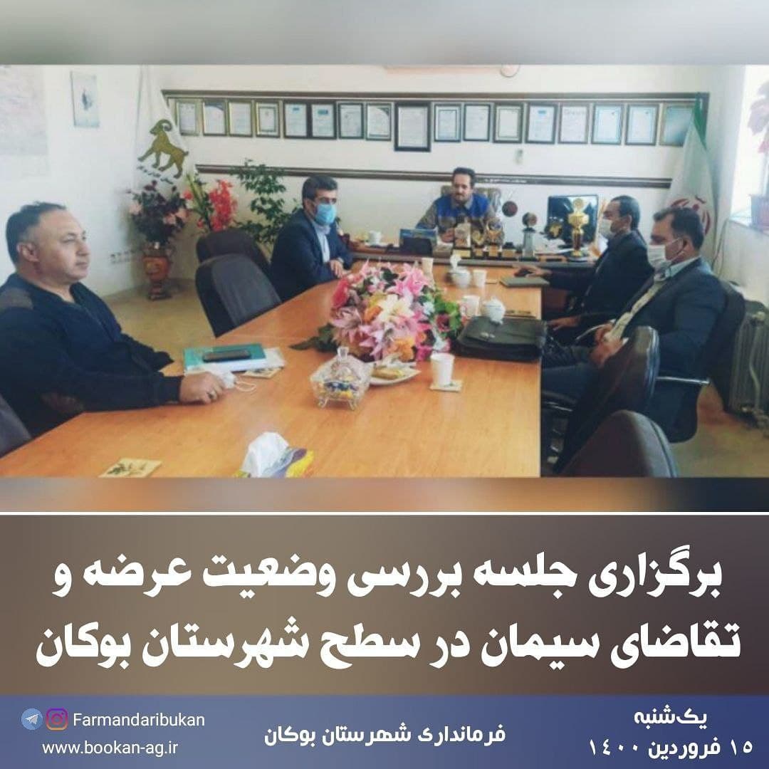 جلسه بررسی وضعیت عرضه و تقاضای سیمان