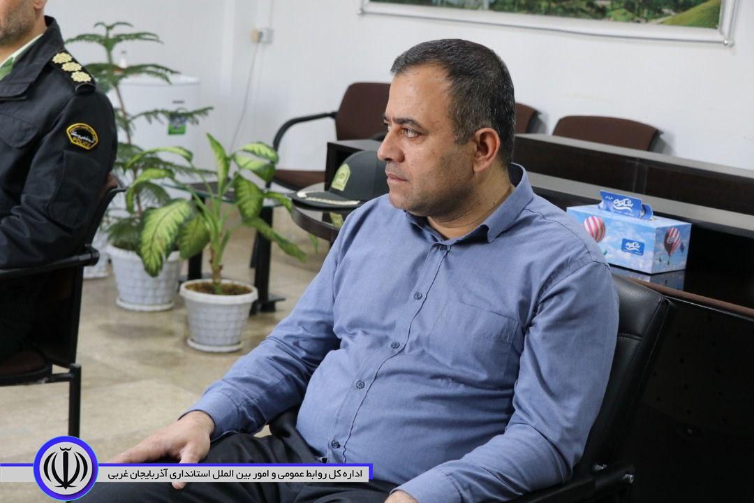 «دیدار سرپرست فرمانداری شهرستان بوکان با فرماندهی نیروی انتظامی و هیات همراه»