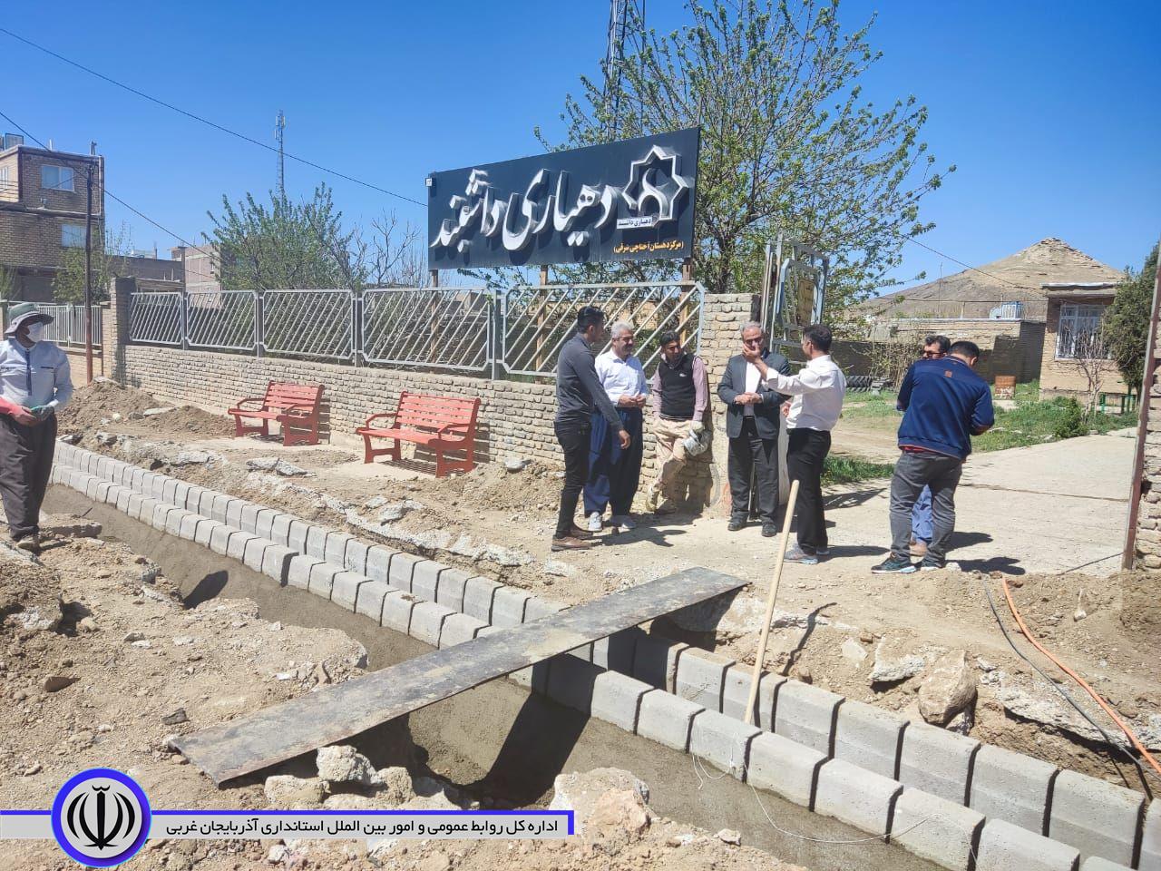 بازدید خضری بخشدار سیمینه از روستاهای ناچیت، داشبند و اوچ تپه