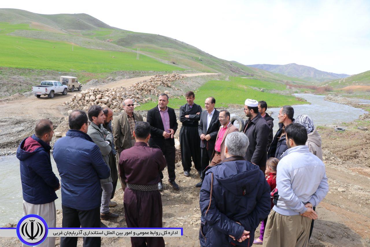 🔵بازدید میدانی معاون برنامه ریزی و هماهنگی امور عمرانی فرمانداری شهرستان بوکان، بخشدار مرکزی، از راه ارتباطی روستای آغوطمان و قروچای علیا