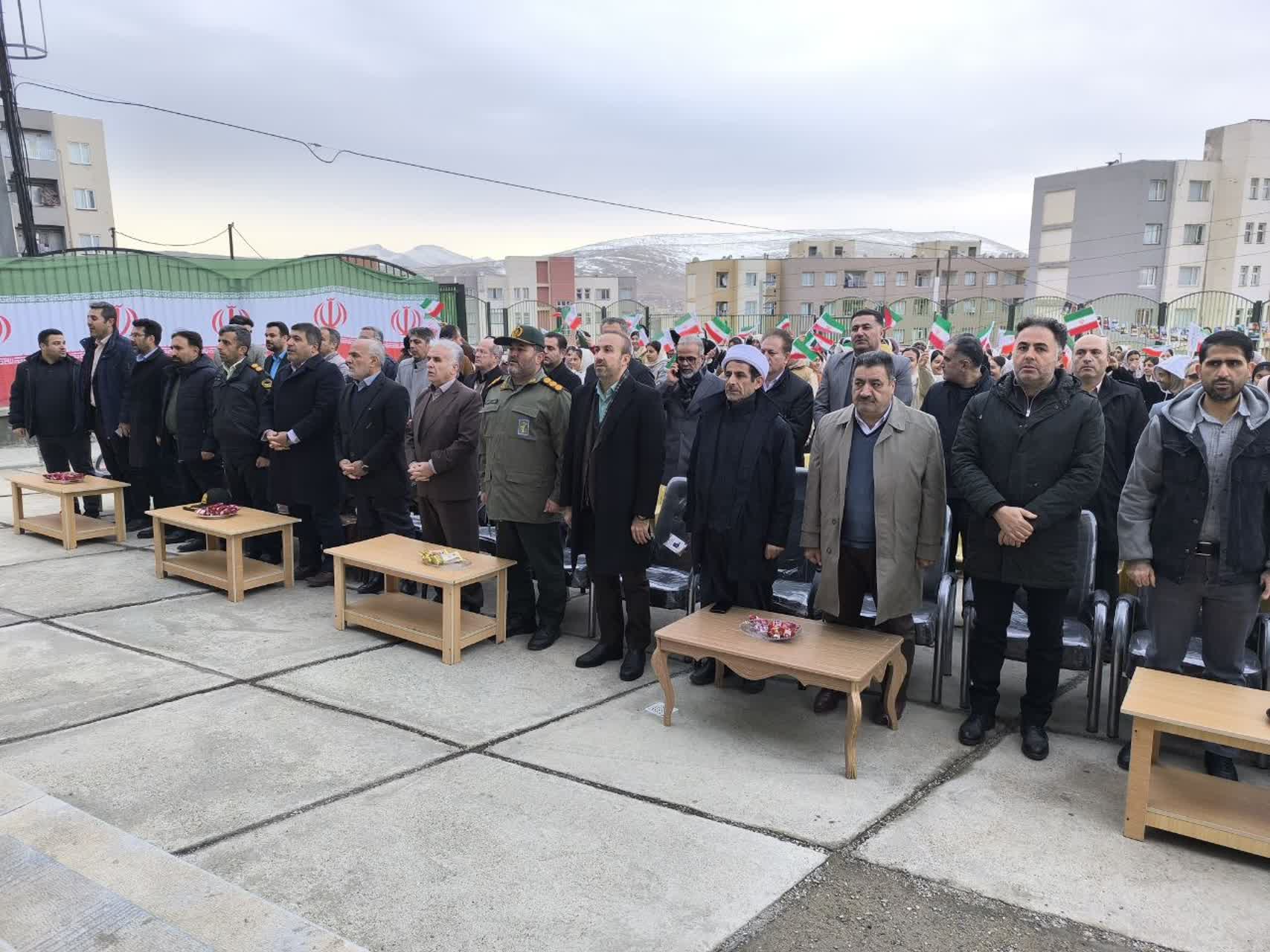 برگزاری مراسم نواختن زنگ انقلاب در بوکان به مناسبت چهل و هفتمین سالگرد پیروزی انقلاب اسلامی