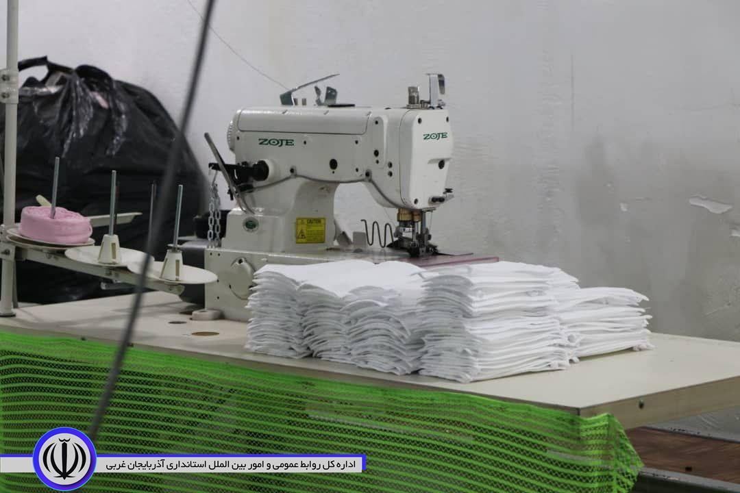 بازدید از کارگاه تولید ماسک