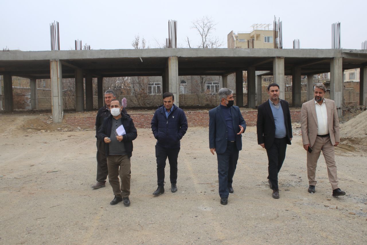 بازدید فرماندار شهرستان بوکان از مدارس در حال احداث رضوان، صوفی عباسی و هنرستان 6کلاسه