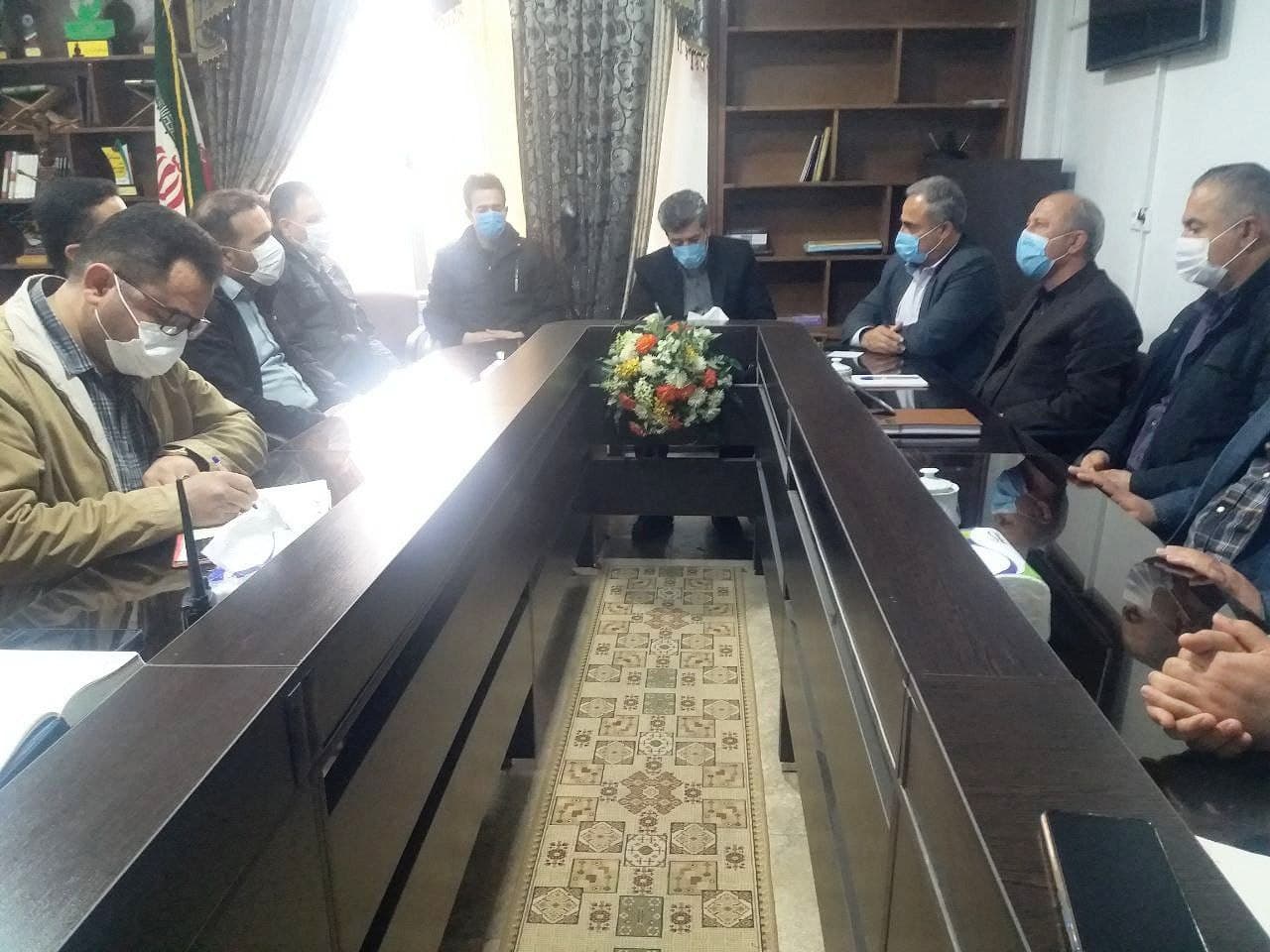 جلسه مدیریت بحران شهرستان