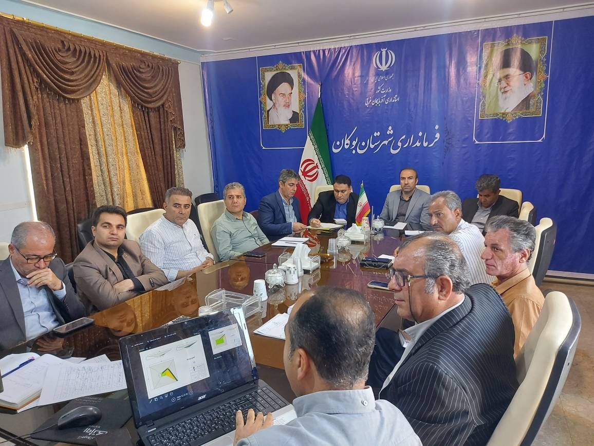 برگزاری دومین جلسه کارگروه مدیریت پسماند شهرستان بوکان همزمان با هفته محیط زیست