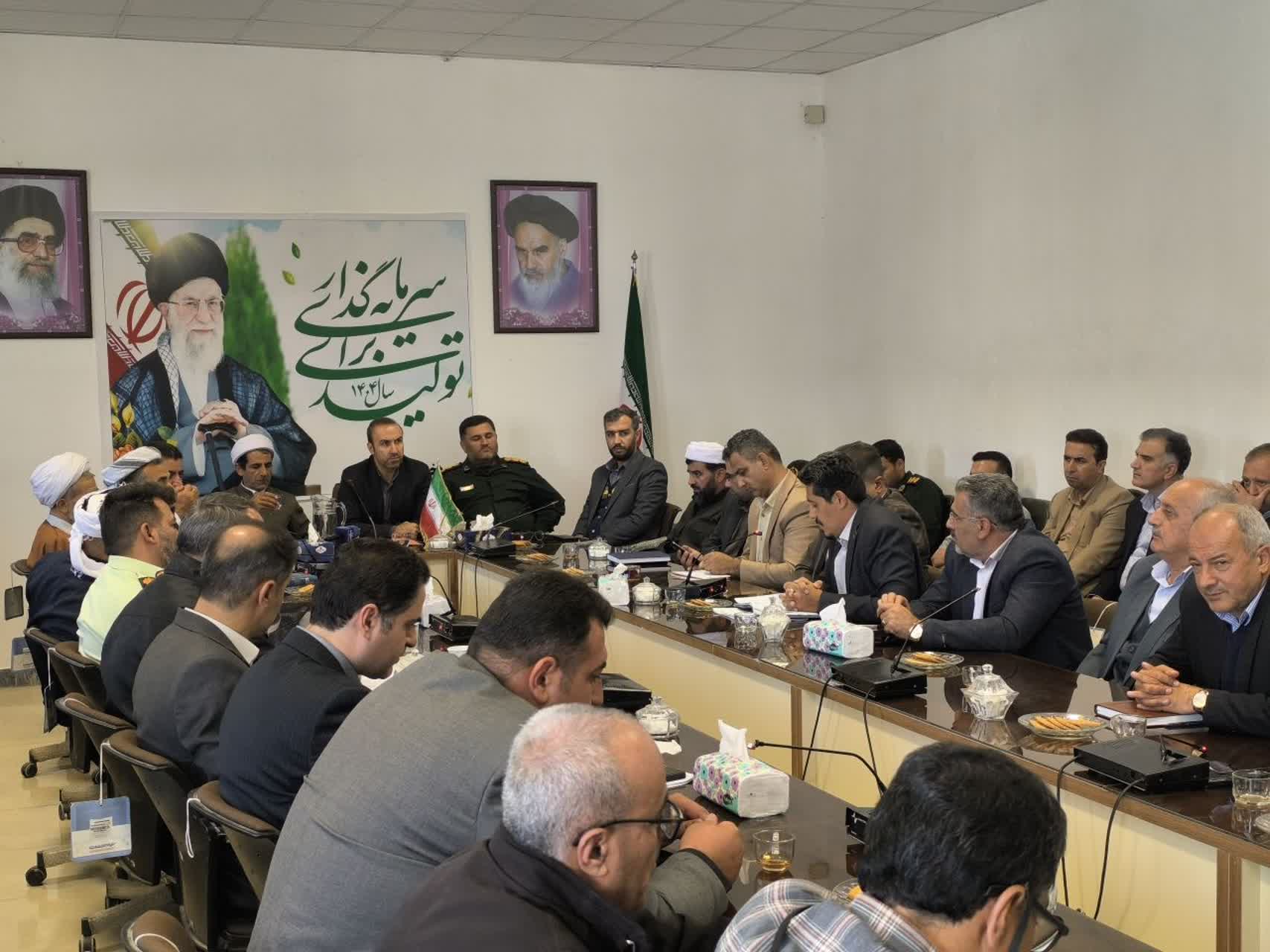 💢برگزار جلسه شورای اداری شهرستان در شهر سیمینه