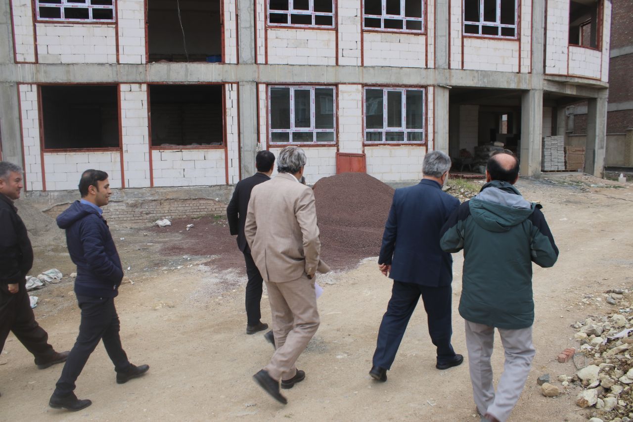 بازدید فرماندار شهرستان بوکان از مدارس در حال احداث رضوان، صوفی عباسی و هنرستان 6کلاسه