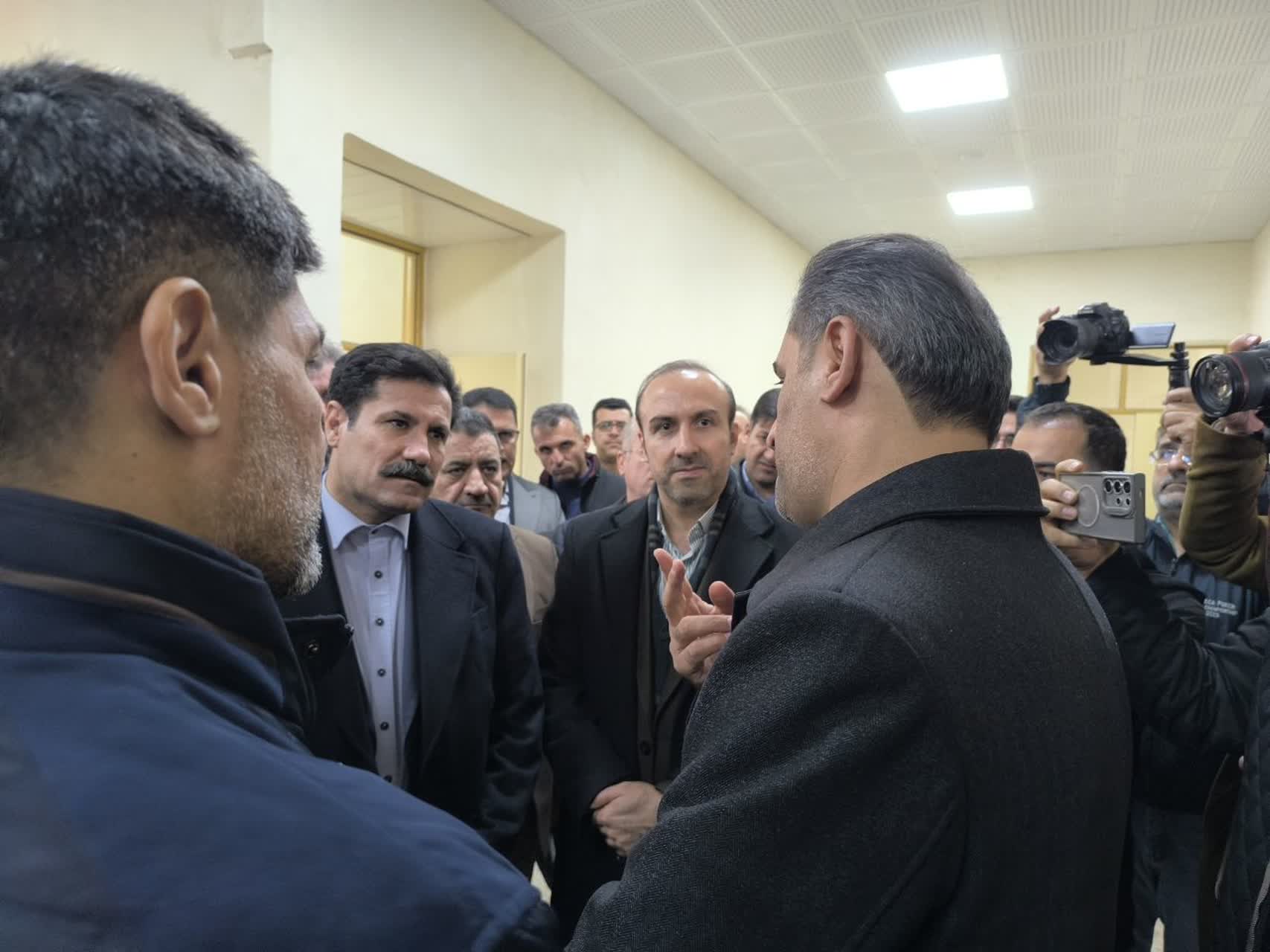 بازدید مقامات کشوری و استانی از هنرستان فنی و کشاورزی بوکان جهت آمادگی بازگشایی در دهه فجر