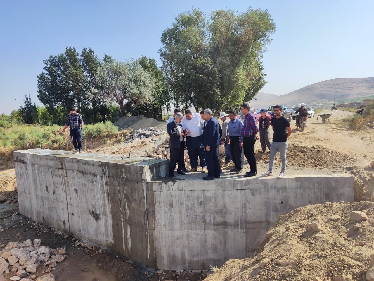 🇮🇷بازدید فرماندار شهرستان بوکان از روستاهای بخش سیمینه: