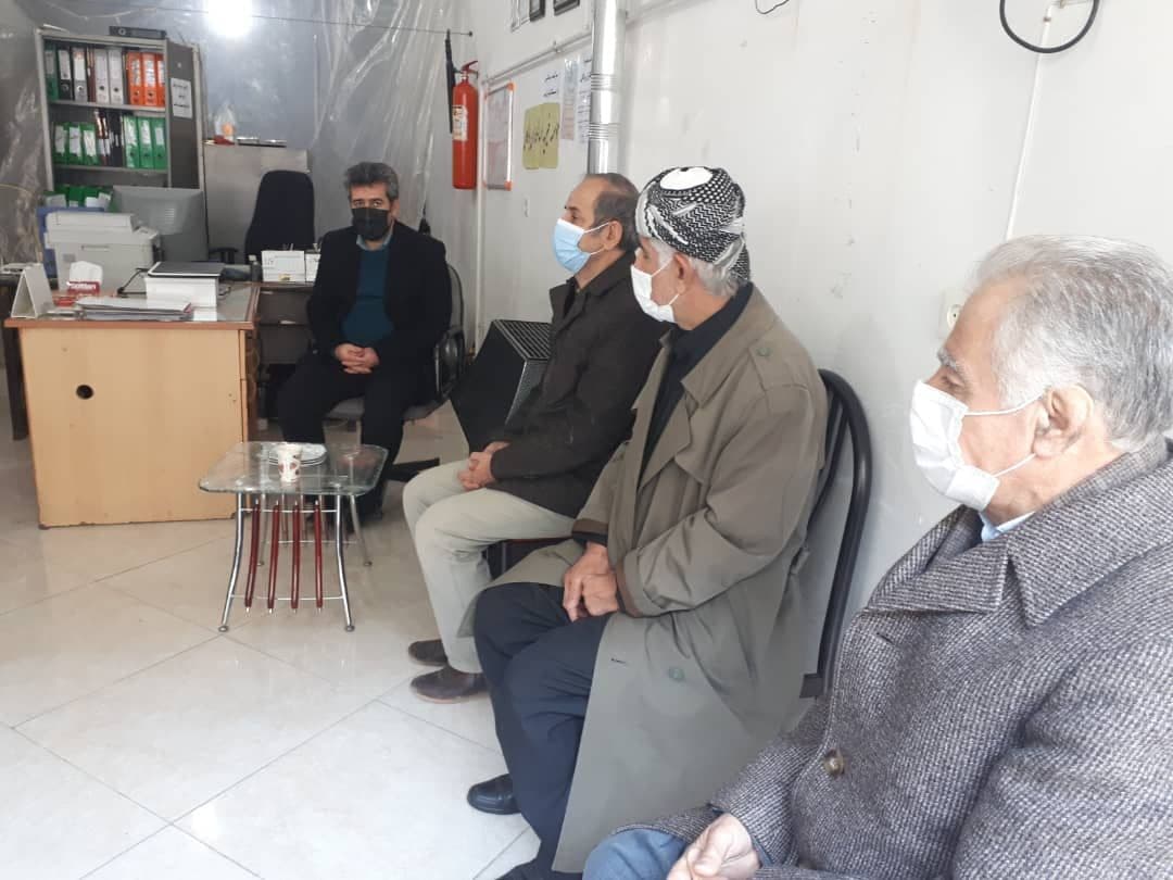 دیدار «براخاصی» معاون سیاسی، امنیتی واجتماعی فرمانداری شهرستان بوکان بااعضای هیأت مدیره سازمانهای مردم نهاد