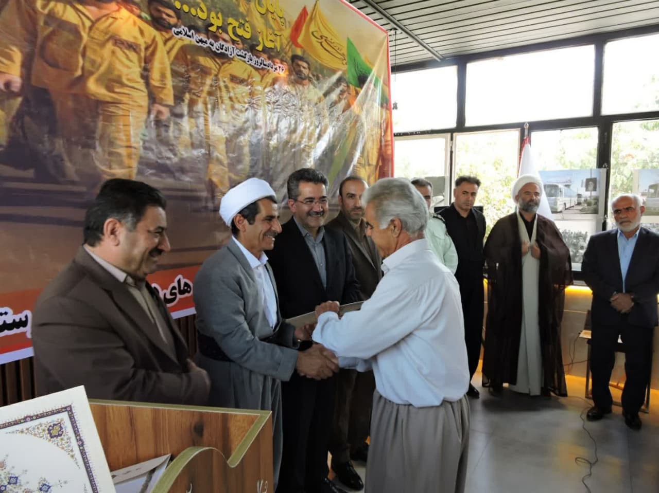 💢برگزاری مراسم 26مراد سالروز بازگشت غرورآفرینان آزادگان به میهن اسلامی در شهرستان بوکان