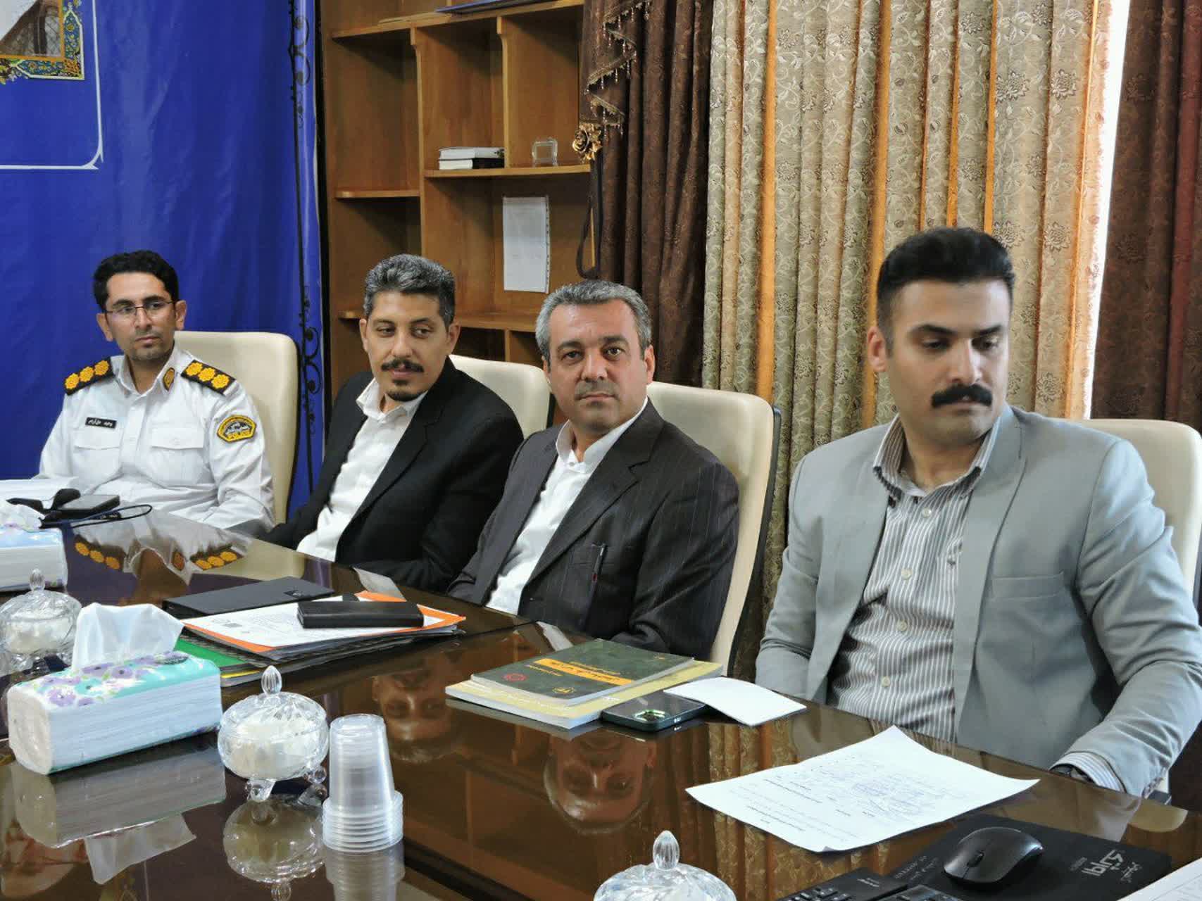 💢برگزاری جلسه کمیته فنی شورای هماهنگی ترافیک شهرستان بوکان