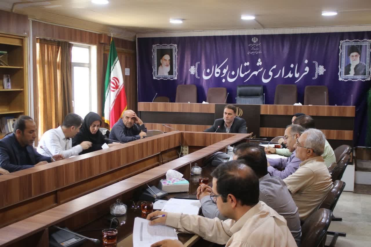 💢برگزاری جلسه کارگروه ویژه شهرستانی برخورد با ساخت و سازهای غیرمجاز در فرمانداری