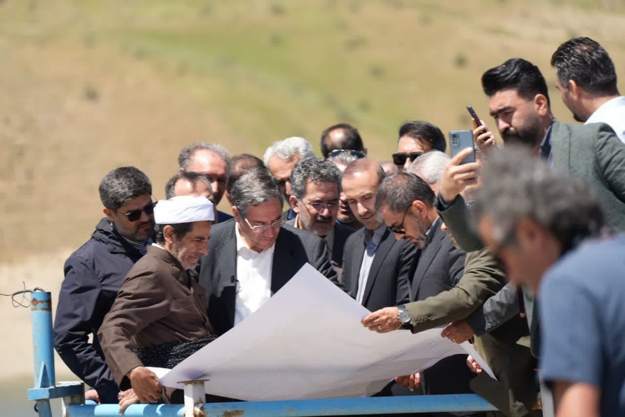 💢بازدید استاندار آذربایجان غربی از سد شهید کاظمی بوکان