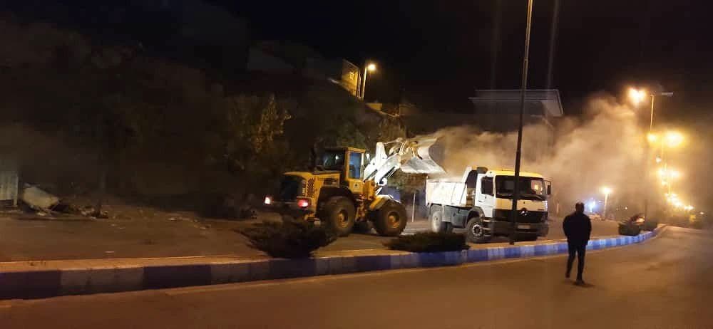 قلع و قمع سه مورد از ساخت و سازهای غیرمجاز در اراضی ملی