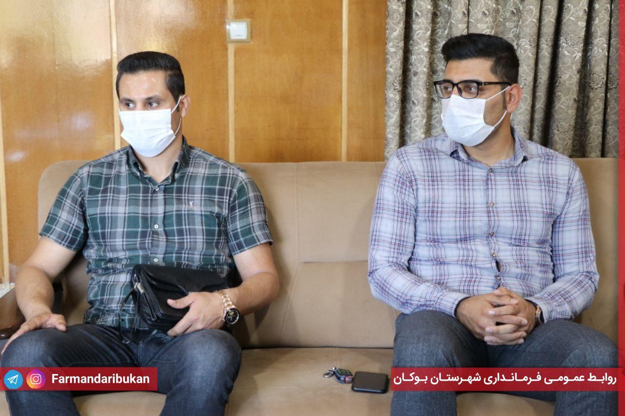 دیدار فرماندار شهرستان بوکان با رییس اداره ورزش و جوانان و جمعی از روسای هیاتهای ورزشی شهرستان