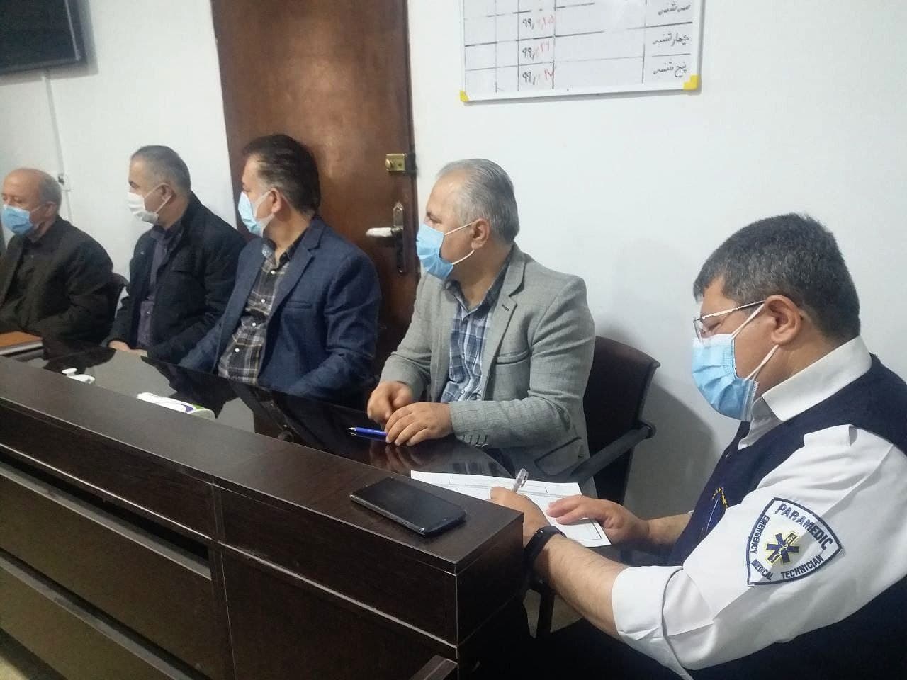 جلسه مدیریت بحران شهرستان