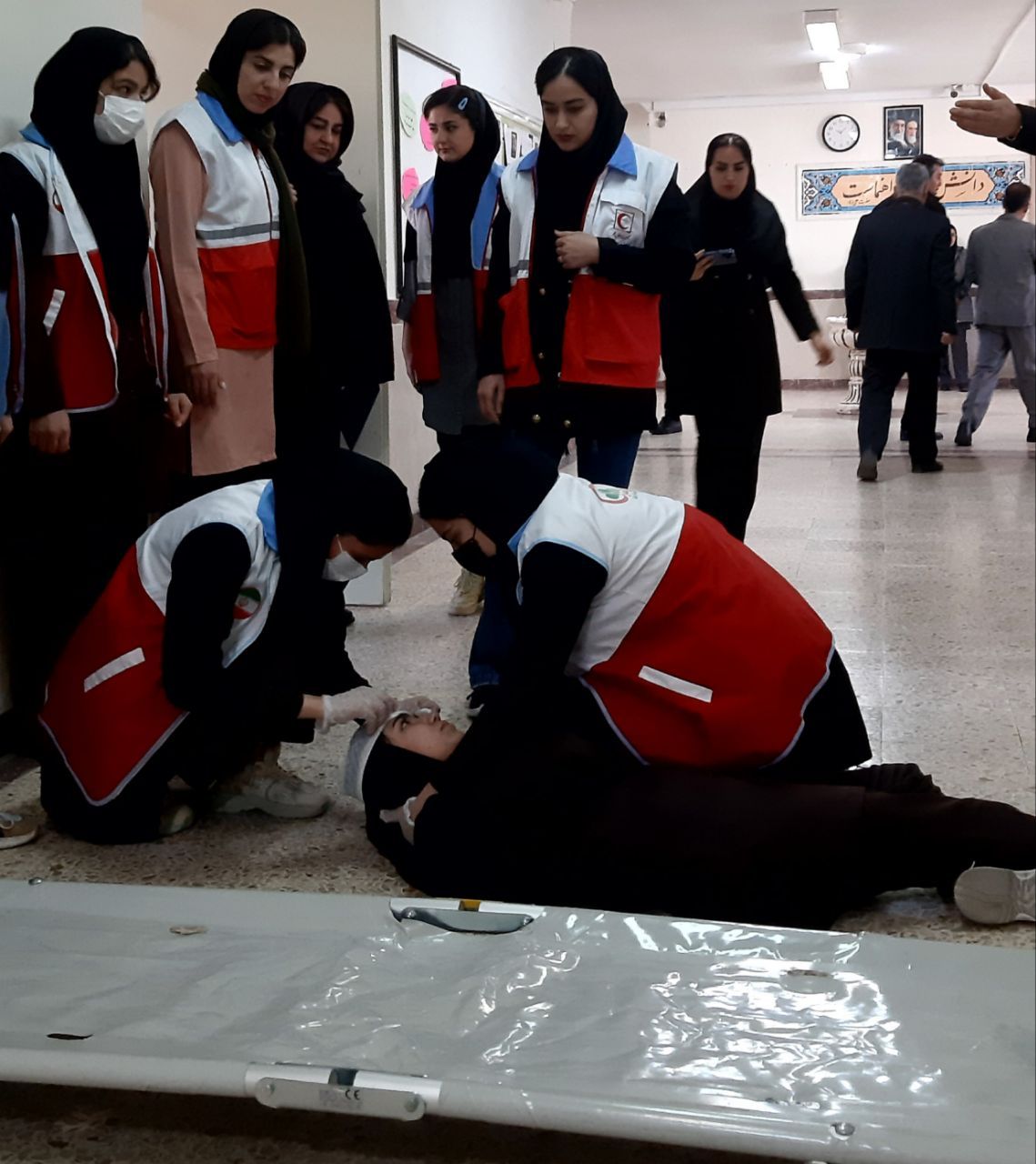 بیست و پنجمین مانور سراسری زلزله و ایمنی در مدارس آذربایجان غربی - شهرستان بوکان برگزار شد
