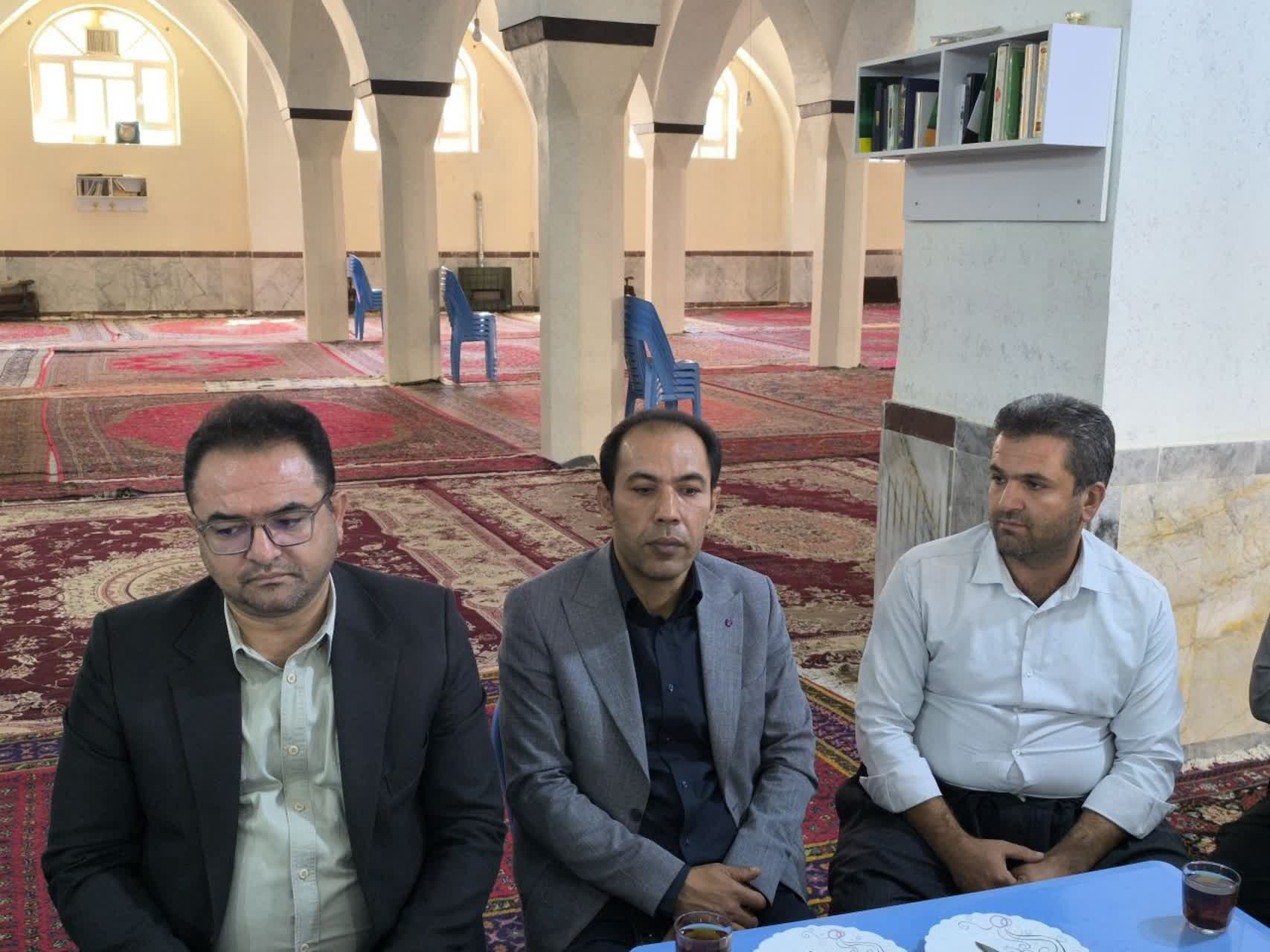 💢نشست هماندیشی مسئولان شهرستان با محوریت توسعه مسجد جامع شهر بوکان و بازدید میدانی از زمین مجاور برای توسعه