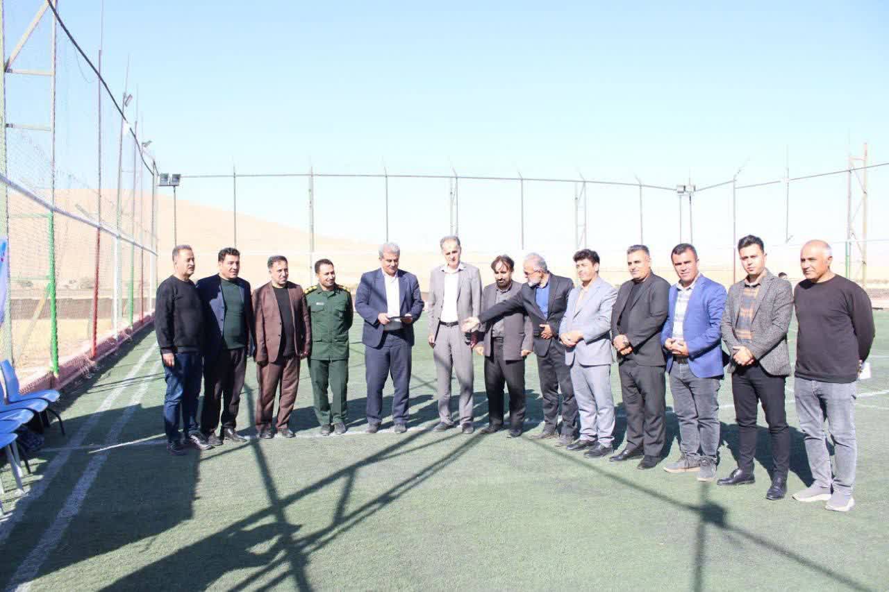 💢آیین افتتاح زمین چمن مصنوعی مجموعه ورزشی کارگران بوکان برگزار شد