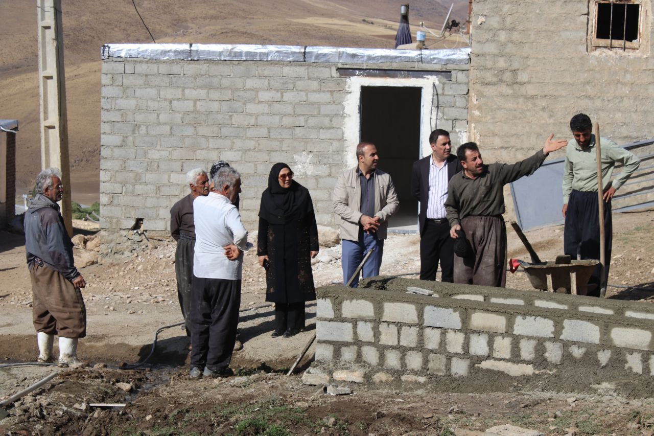 بازدید یکروزه فرماندار شهرستان بوکان از روستاهای بخش مرکزی