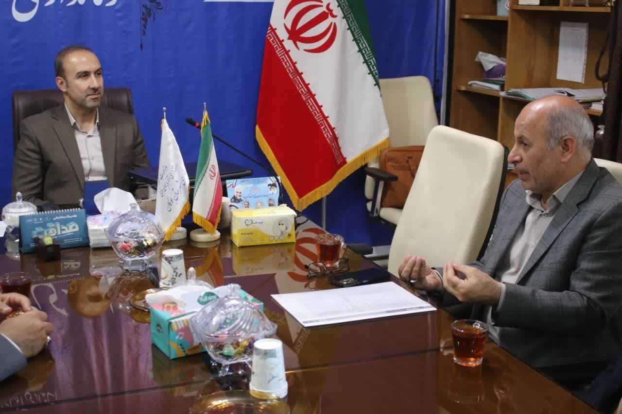 💢دیدار مدیر کل کمیته امداد امام خمینی (ره) استان آذربایجان غربی با خشایار صنعتی فرماندار بوکان