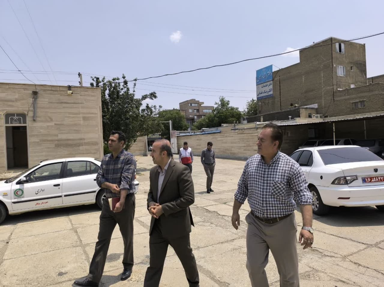 💢بازدید فرماندار بوکان از مجموعه جمعیت هلال احمر شهرستان بوکان