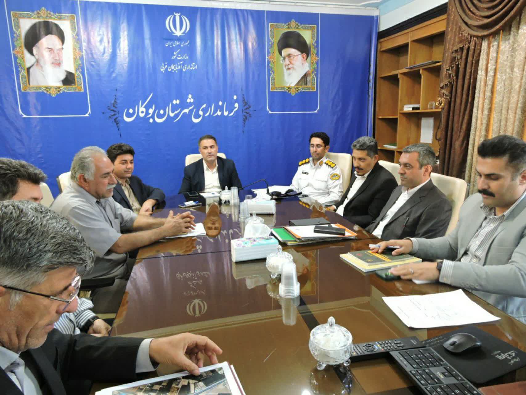 💢برگزاری جلسه کمیته فنی شورای هماهنگی ترافیک شهرستان بوکان