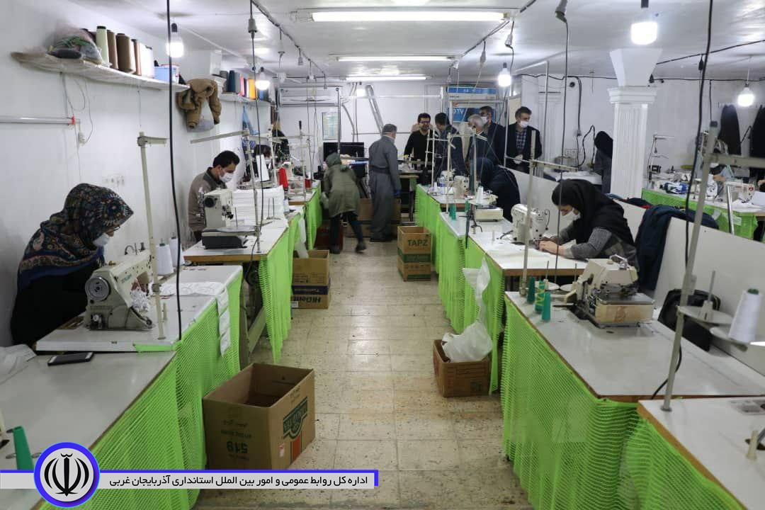 بازدید از کارگاه تولید ماسک