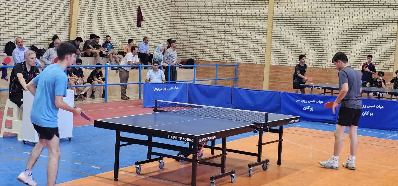 💢برگزاری مسابقات تنیس روی میز به مناسبت هفته تعاون در بوکان