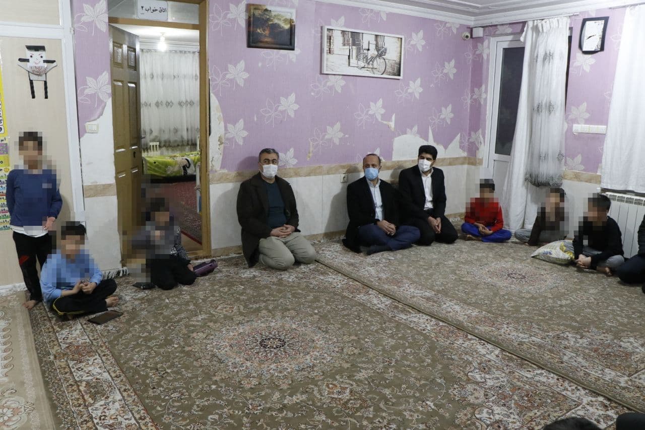 بازدید سرزده شبانه فرماندار بوکان از مرکز نگهداری کودکان و نوجوانان شهرستان بوکان