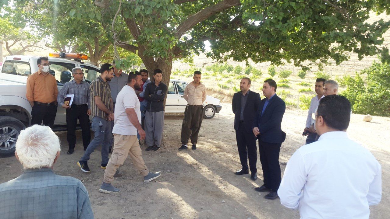 بازدید فرماندار شهرستان بوکان از روستای عباس آباد(قوراوه)